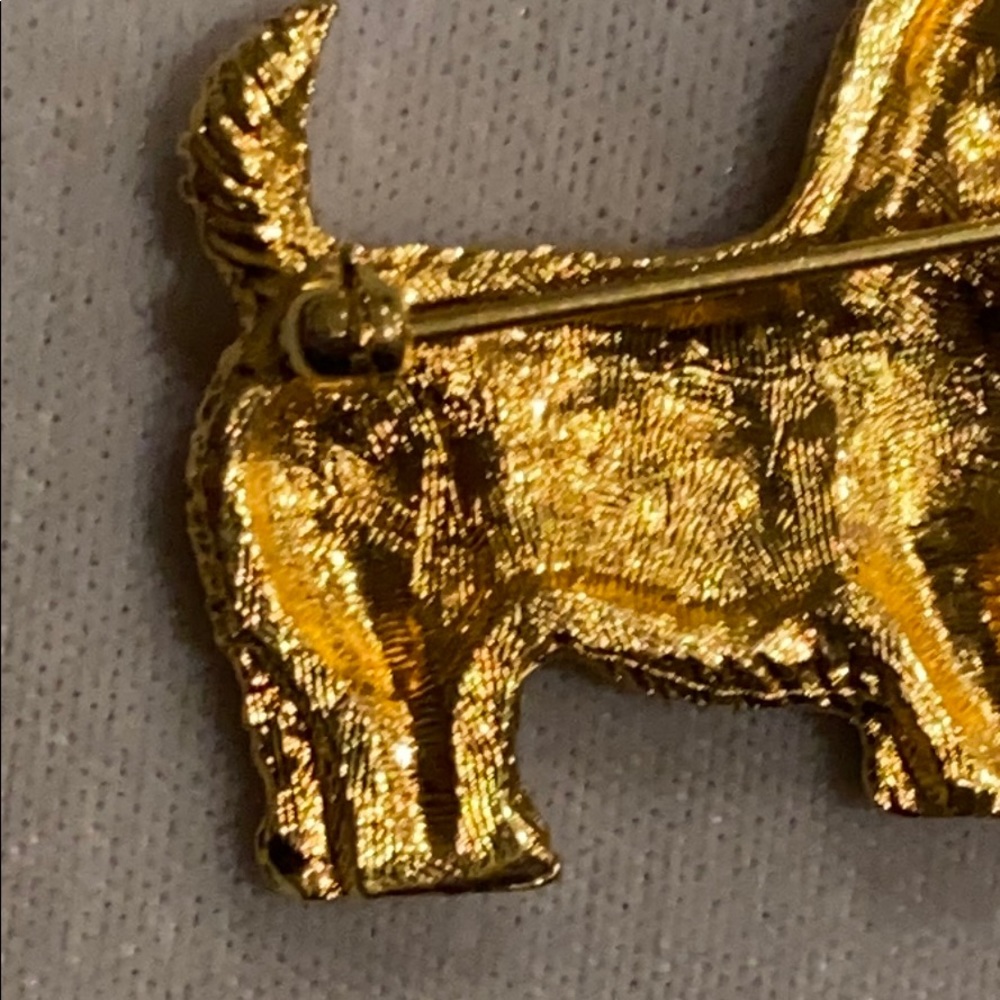 HOST PICK! Goldtone Scottie Dog Pin or Brooch - Picture 5 of 7